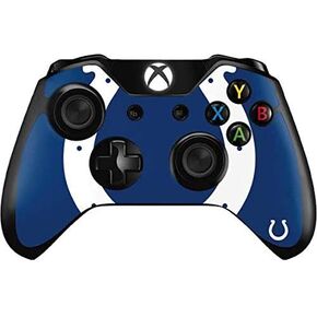 ملصق Skinit المخصص للألعاب متوافق مع وحدة تحكم Xbox One - تصميم شعار كبير مرخص رسميًا من NFL Indianapolis Colts in Kuwait