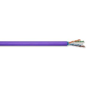 C6ASPDSP NEXTSPEED، كابل CAT6A، درع متقطع، 23 AWG، بكرة في صندوق، UTP، Plenum، أرجواني، 1000 قدم in Kuwait