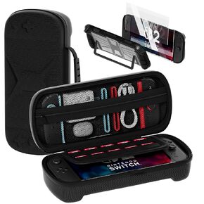 QUAGGY Designed for Nintendo Switch 2 (2025), TPU&PC Ultra-Slim Protective Case, Game Card Slots, All In One Carrying Case for Switch 2 Accessories [Bult-in 2 Screen Protector] Grey in Saudi Arabia