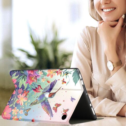 Pudazvi Case for Amazon Kindle Fire HD 10 & 10 Plus Tablet(11th Generation 2021 Release),Ultra Slim Multi-Angle Viewing Auto Wake/Sleep,Marble Purple in Kuwait