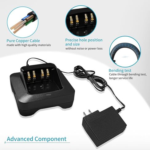 5 حزمة PMPN4527 PMPN4576 شاحن سريع لموتورولا XPR3500e XPR7350 XPR3300e XPR7350e XPR7550e XPR7580e XPR3000e XPR3300 XPR6550 XPR7550 PMNN4409AR PMNN4409 PMNN4544 PMNN4491 PMNN4808 in Kuwait