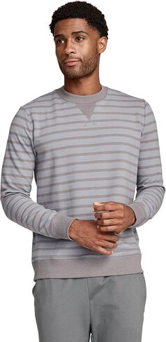 Jockey Men's Sleepwear Eco Organic Cotton Fleece Crew Sweatshirt in Kuwait