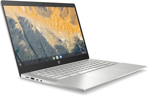 كمبيوتر محمول HP Pro Chromebook c640EG1 مقاس 14 بوصة FHD Intel Core i3-10310U، ورسومات Intel UHD، وذاكرة الوصول العشوائي DDR4 سعة 8 جيجابايت، وتخزين eMMC سعة 64 جيجابايت، ونظام تشغيل Chrome، فضي طبيعي (متجدد) in Saudi Arabia