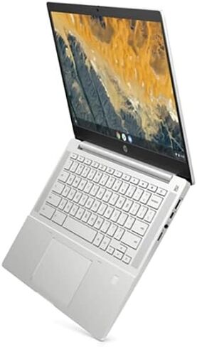 كمبيوتر محمول HP Pro Chromebook c640EG1 مقاس 14 بوصة FHD Intel Core i3-10310U، ورسومات Intel UHD، وذاكرة الوصول العشوائي DDR4 سعة 8 جيجابايت، وتخزين eMMC سعة 64 جيجابايت، ونظام تشغيل Chrome، فضي طبيعي (متجدد) in Saudi Arabia