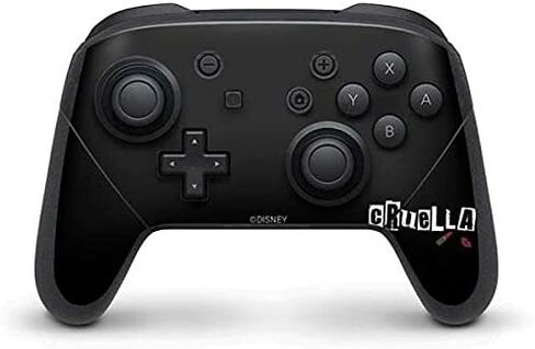 Skinit Decal Gaming Skin Compatible with Nintendo Switch Pro Controller - Officially Licensed Disney Cruella Lipstick Design in Saudi Arabia
