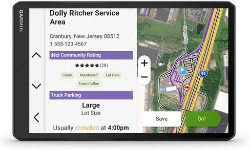 Garmin Dezl OTR1020 GPS Truck Navigator 10" Extra-Large Display Touchscreen, Commercial GPS Navigation for Semi-Truck Drivers, Bundle with dēzl Headset 110 Premium Trucking Headset + More Accessories in Saudi Arabia
