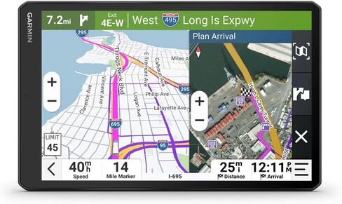 Garmin Dezl OTR1020 GPS Truck Navigator 10" Extra-Large Display Touchscreen, Commercial GPS Navigation for Semi-Truck Drivers, Bundle with dēzl Headset 110 Premium Trucking Headset + More Accessories in Saudi Arabia