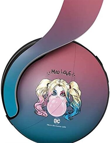 Skinit Decal Gaming Skin Compatible with Pulse 3D Wireless Headset for PS5 - Officially Licensed DC Comics Harley Quinn Logo Pattern Design in Saudi Arabia