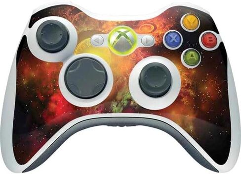 غلاف Skinit المخصص للألعاب متوافق مع وحدة التحكم اللاسلكية Xbox 360 - تصميم StockTrek الملون Nebulae and Interstellar Matter المرخص رسميًا in Kuwait