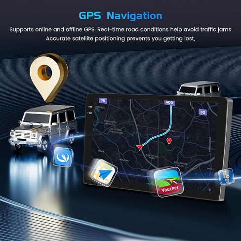 4G 64G for Mitsubishi Outlander 2007-2013 Radio CarPlay 9" in-Cell Touchscreen Car Stereo Android 15 Android Auto Bluetooth 5.0 GPS WiFi 18UI Backup Camera in Saudi Arabia