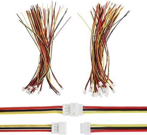 20 زوجًا 24AWG JST ZH1.5mm 3 PIN مايكرو الكهربائية موصل ذكر وأنثى التوصيل مع موصل سلك كابل 200 مم in Saudi Arabia
