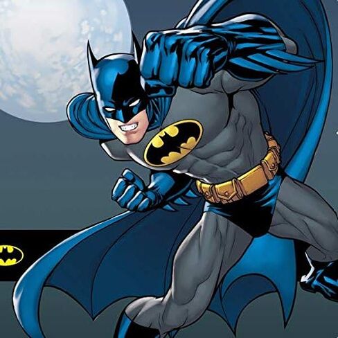 ملصق Skinit المخصص للألعاب متوافق مع PS4 Slim Bundle - تصميم على شكل شخصية DC Comics مرخص رسميًا من Batman Blue Splash in Saudi Arabia