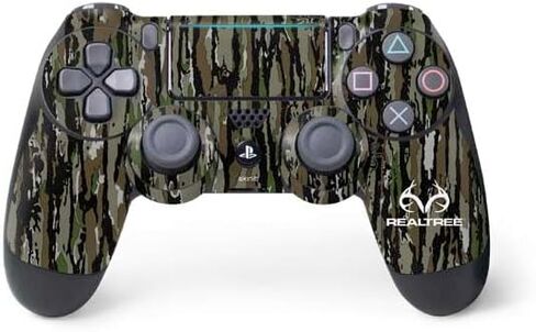 Skinit Decal Gaming Skin Compatible with PS4 Pro/Slim Controller - Officially Licensed Realtree WAV3 Blue Camo Design in Saudi Arabia