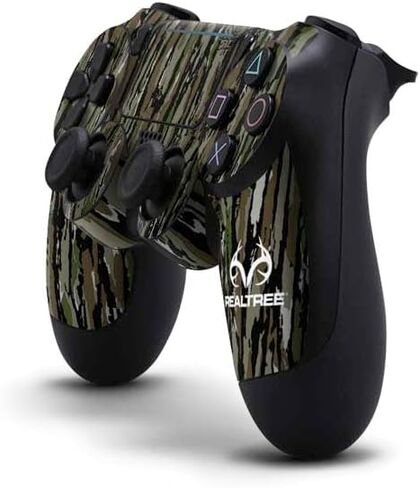 Skinit Decal Gaming Skin Compatible with PS4 Pro/Slim Controller - Officially Licensed Realtree WAV3 Blue Camo Design in Saudi Arabia