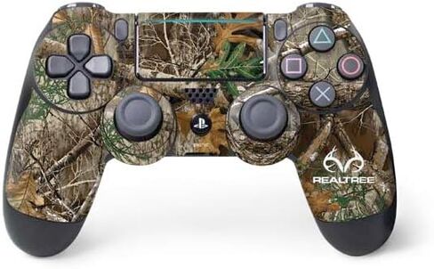 Skinit Decal Gaming Skin Compatible with PS4 Pro/Slim Controller - Officially Licensed Realtree WAV3 Blue Camo Design in Saudi Arabia