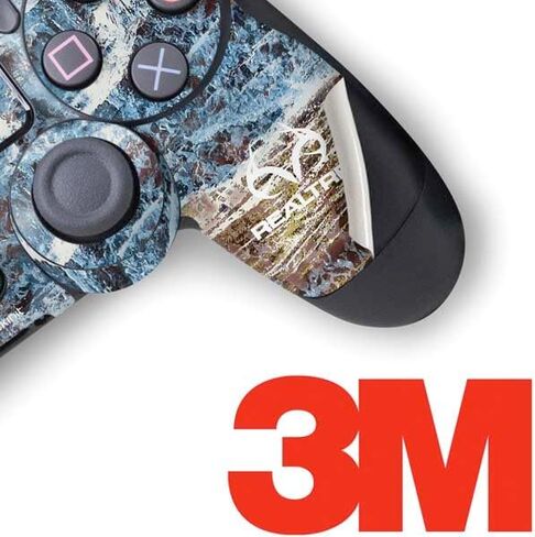 Skinit Decal Gaming Skin Compatible with PS4 Pro/Slim Controller - Officially Licensed Realtree WAV3 Blue Camo Design in Saudi Arabia