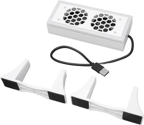 حامل تبريد وحدة التحكم في الألعاب، حامل تبريد لـ Xbox Series S مع ضوء RGB، قاعدة تبريد RGB Light Cooler قابلة للضبط مع منفذي USB إضافيين لـ Xbox Series S in Kuwait