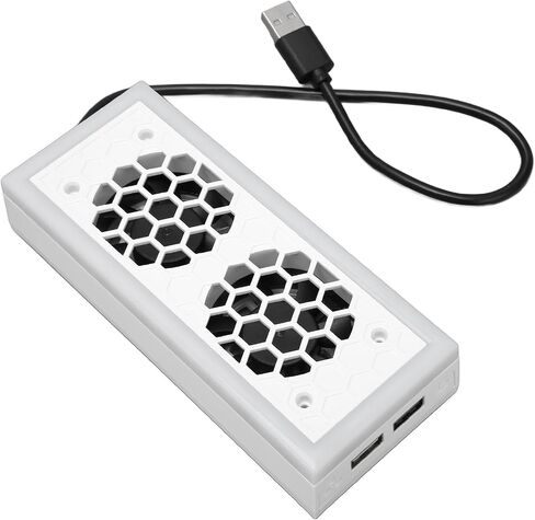 حامل تبريد وحدة التحكم في الألعاب، حامل تبريد لـ Xbox Series S مع ضوء RGB، قاعدة تبريد RGB Light Cooler قابلة للضبط مع منفذي USB إضافيين لـ Xbox Series S in Kuwait