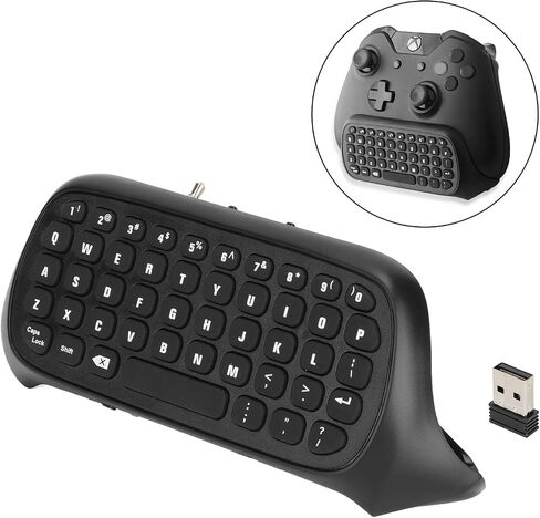 PenRux Gaming Keyboard, 5.6x2.5x1.8in Mini Compact Gaming Keyboard with Chat Board, Game Console Keyboard with Silicone Buttons, for Xbox Series X Series S One One S Controller in Saudi Arabia