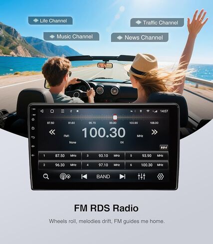 for 2007-2018 Toyota FJ Cruiser Car Radio Stereo with Wireless CarPlay Android Auto QLED Touch Screen Plug and Play FM/AM AHD Camera in Saudi Arabia