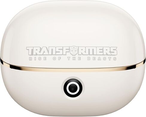Transformers TF-T83 Clip-on Bluetooth 5.4 Wireless Earbuds, with Microphone for HD Voice Calls in-Ear Cool HiFi Calling Dual Modes Sports IPX5 Waterproof Long Endurance Earphones (Beige - Airazor) in Saudi Arabia