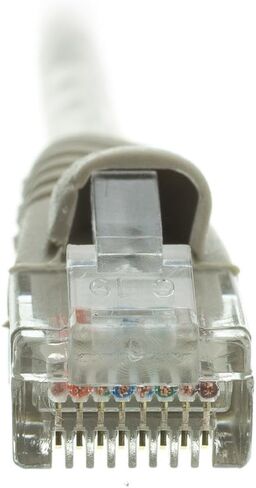 كابل ACL بطول 150 قدم RJ45 بدون مشبك/مصبوب باللون الرمادي Cat6 Ethernet Lan، عبوتان in Saudi Arabia