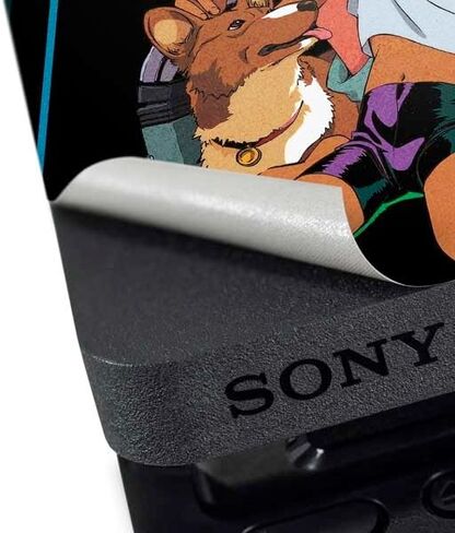 Skinit Decal Gaming Skin Compatible with PS4 Slim - Officially Licensed Cowboy Bebop Bounty Crew Design in Saudi Arabia