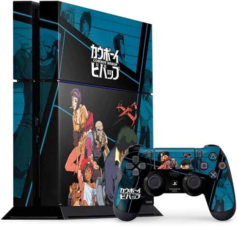 Skinit Decal Gaming Skin Compatible with PS4 Console and Controller Bundle - Officially Licensed Cowboy Bebop Bounty Crew Design in Saudi Arabia