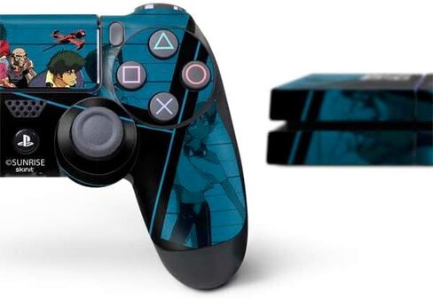 Skinit Decal Gaming Skin Compatible with PS4 Console and Controller Bundle - Officially Licensed Cowboy Bebop Bounty Crew Design in Saudi Arabia