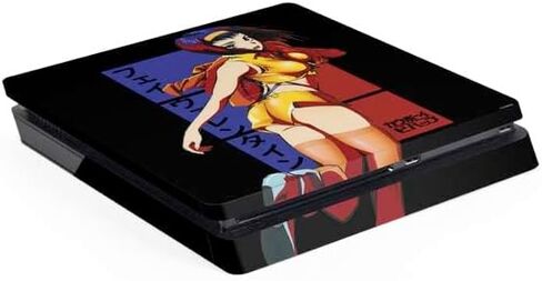 ملصق Skinit المخصص للألعاب متوافق مع جهاز PS4 Slim - تصميم Cowboy Bebop Faye Valentine المرخص رسميًا in Saudi Arabia