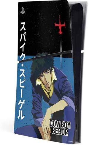 Skinit Decal Gaming Skin Compatible with PS5 Slim Digital Edition Console - Officially Licensed Cowboy Bebop Bounty Crew Design in Saudi Arabia