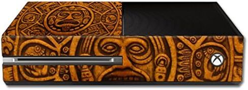 MightySkins Skin Compatible with Microsoft Xbox One - Carved Aztec | Protective, Durable, and Unique Vinyl Decal wrap Cover | Easy to Apply, Remove, and Change Styles | Made in The USA in Saudi Arabia