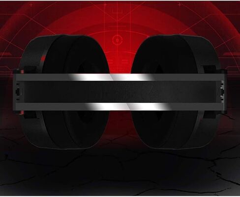 سماعات الرأس USB للألعاب، صوت محيطي فوق سماعات الأذن للألعاب مع ميكروفون متوافق مع سماعة الكمبيوتر المحمول in Saudi Arabia