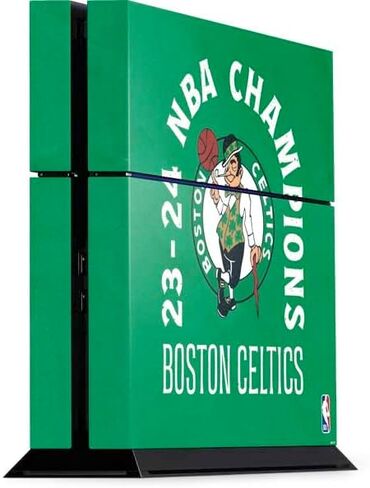 Skinit Decal Gaming Skin Compatible with PS4 Console - Officially Licensed 2024 NBA Champions Boston Celtics Design in Saudi Arabia