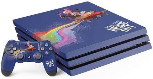 Skinit Decal Gaming Skin Compatible with PS4 Pro Bundle - Officially Licensed Disney Inside Out Joy and Bing Bong Design in Saudi Arabia