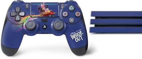 Skinit Decal Gaming Skin Compatible with PS4 Pro Bundle - Officially Licensed Disney Inside Out Joy and Bing Bong Design in Saudi Arabia