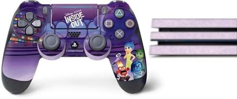 Skinit Decal Gaming Skin Compatible with PS4 Pro Bundle - Officially Licensed Disney Inside Out Headquarters Design in Saudi Arabia
