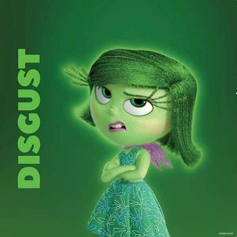ملصق Skinit المخصص للألعاب متوافق مع وحدة تحكم PS4 - تصميم صورة مرخص رسميًا من Disney Inside Out Disgust in Saudi Arabia