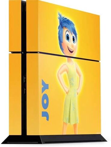 ملصق Skinit المخصص للألعاب متوافق مع وحدة تحكم PS4 - تصميم صورة مرخص رسميًا من Disney Inside Out Joy in Saudi Arabia
