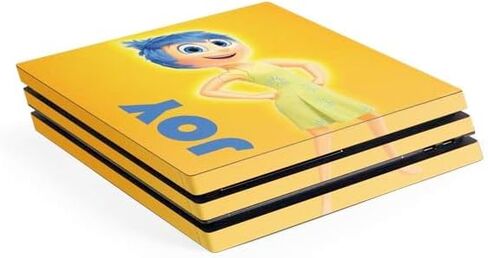 غلاف Skinit المخصص للألعاب متوافق مع وحدة تحكم PS4 Pro - تصميم صورة مرخص رسميًا من Disney Inside Out Joy in Saudi Arabia