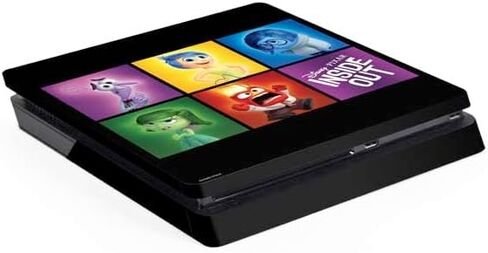 ملصق Skinit المخصص للألعاب متوافق مع جهاز PS4 Slim - تصميم صور شخصية مرخص رسميًا من Disney Inside Out in Saudi Arabia