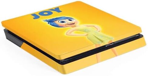 ملصق Skinit المخصص للألعاب متوافق مع جهاز PS4 Slim - تصميم صورة Disney Inside Out Joy Portrait المرخص رسميًا in Saudi Arabia
