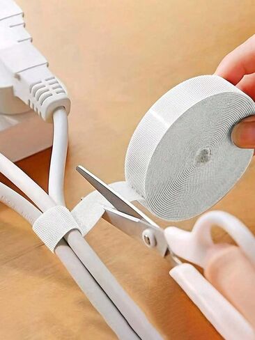 1 Roll-300cm Cable Organizer, Used for Sorting and Storing Data, Wrapping Travel/Outdoor/Family Cables and Wires in Saudi Arabia