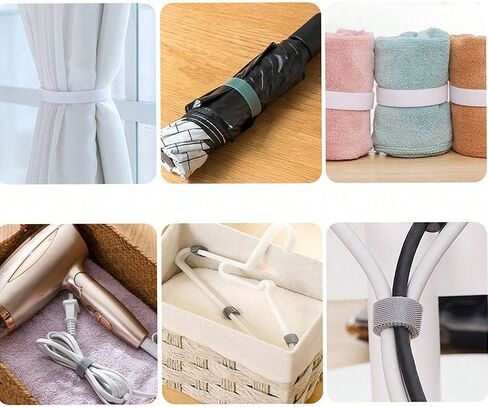 1 Roll-300cm Cable Organizer, Used for Sorting and Storing Data, Wrapping Travel/Outdoor/Family Cables and Wires in Saudi Arabia