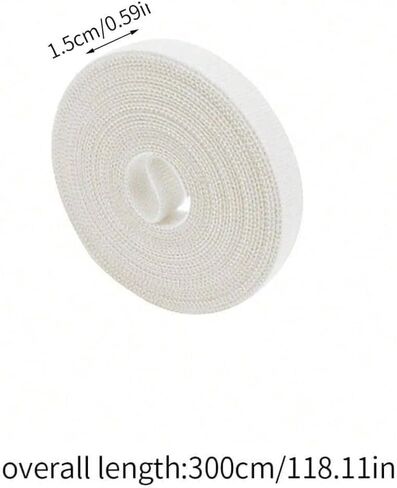 1 Roll-300cm Cable Organizer, Used for Sorting and Storing Data, Wrapping Travel/Outdoor/Family Cables and Wires in Saudi Arabia