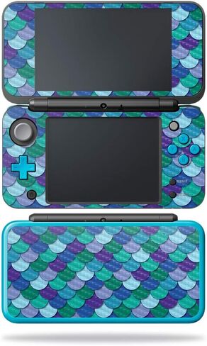 MightySkins Carbon Fiber Skin for Nintendo New 2DS XL - Lipstick Pattern | Protective, Durable Textured Carbon Fiber Finish | Easy to Apply, Remove, and Change Styles | Made in The USA in Saudi Arabia