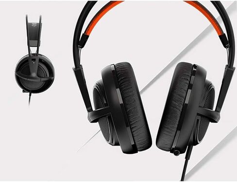 Head Phones Gaming Headset Retractable Mic Soft Memory Earmuffs 3.5mm Over Ear Headphones in Saudi Arabia