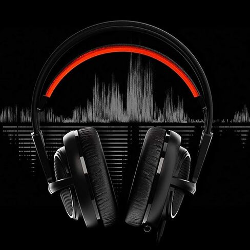 Head Phones Gaming Headset Retractable Mic Soft Memory Earmuffs 3.5mm Over Ear Headphones in Saudi Arabia
