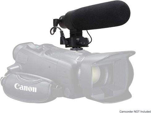 ميكروفون Canon EOS M50 متقدم فائق القلب (ستيريو/بندقية) مع واقي الرياح Dead Cat in Saudi Arabia