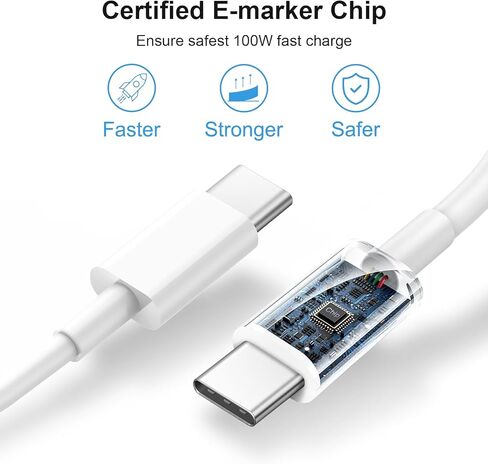 شاحن iPhone 17 16 15 شحن سريع USB C شاحن من النوع C مع 3 كابلات بطول 10 أقدام لهاتف iPhone 17/17 Plus/17 Pro Max/16/16 Plus/16 Pro Max/15 Pro Max/iPad Pro in Kuwait